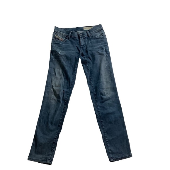 Diesel Women's Skinny Jeans - Dark Blue - Picture 1 of 13